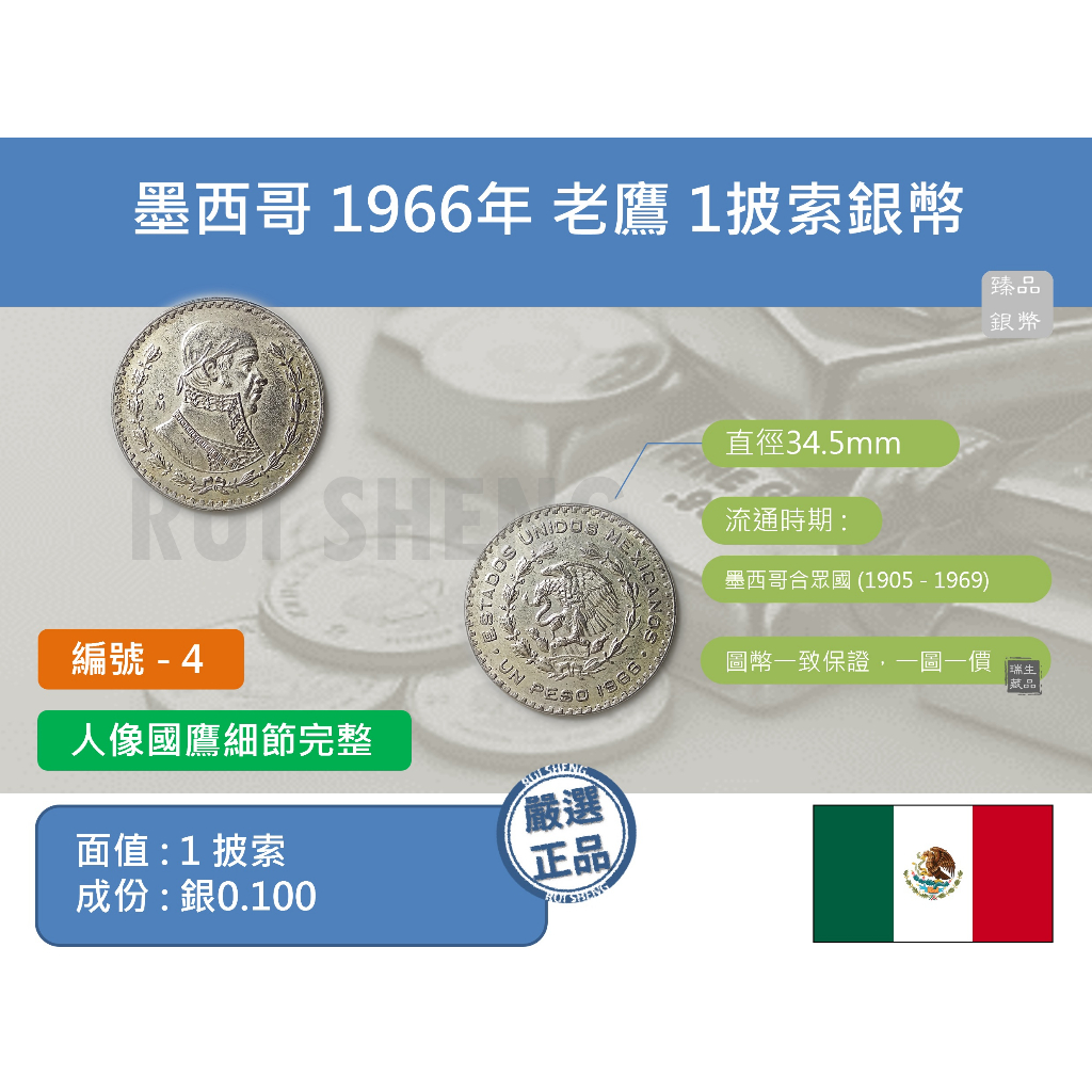 墨西哥銀幣1披索的價格推薦- 2026年1月| 比價比個夠BigGo