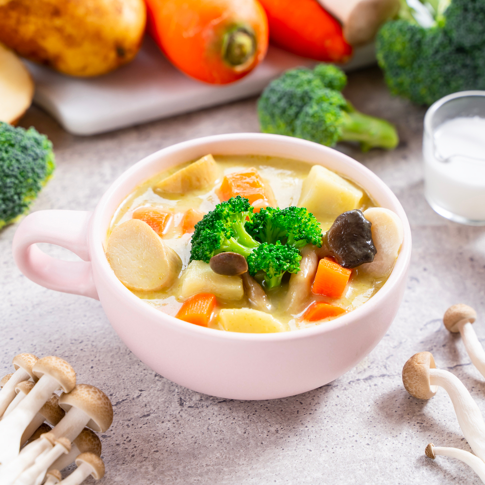 【蘭揚食品】泰式鮮菇綠咖哩200G-植物五辛素 料理包 加熱即食 蔬食