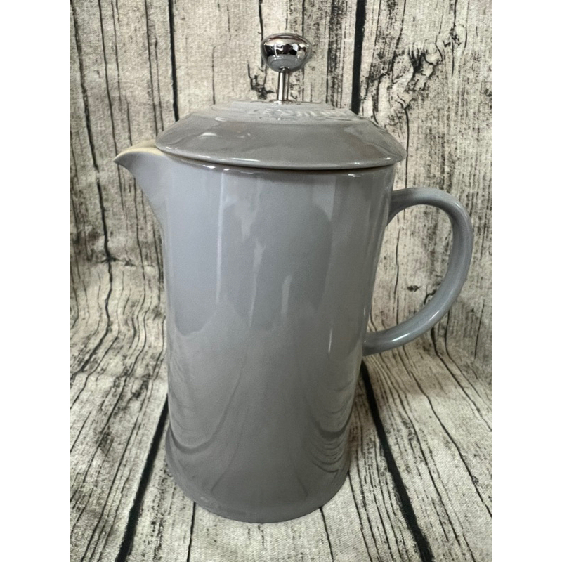 Le Creuset酷彩《迷霧灰》800ml法式濾壓壺