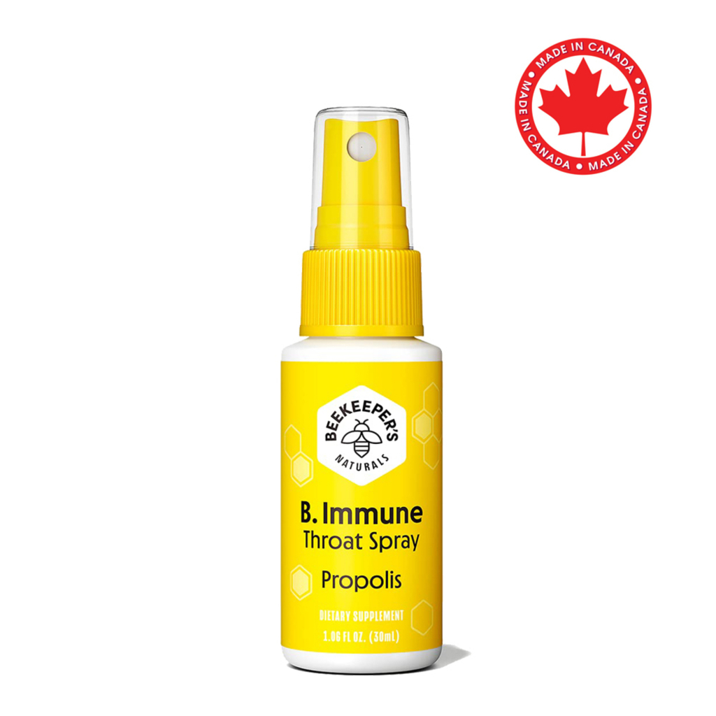 加拿大 小蜜蜂蜂膠噴霧 BEEKEEPER'S NATURALS 蜂膠噴霧 蜂膠 蜂膠喉嚨噴霧 喉嚨噴霧 益生菌 維他命