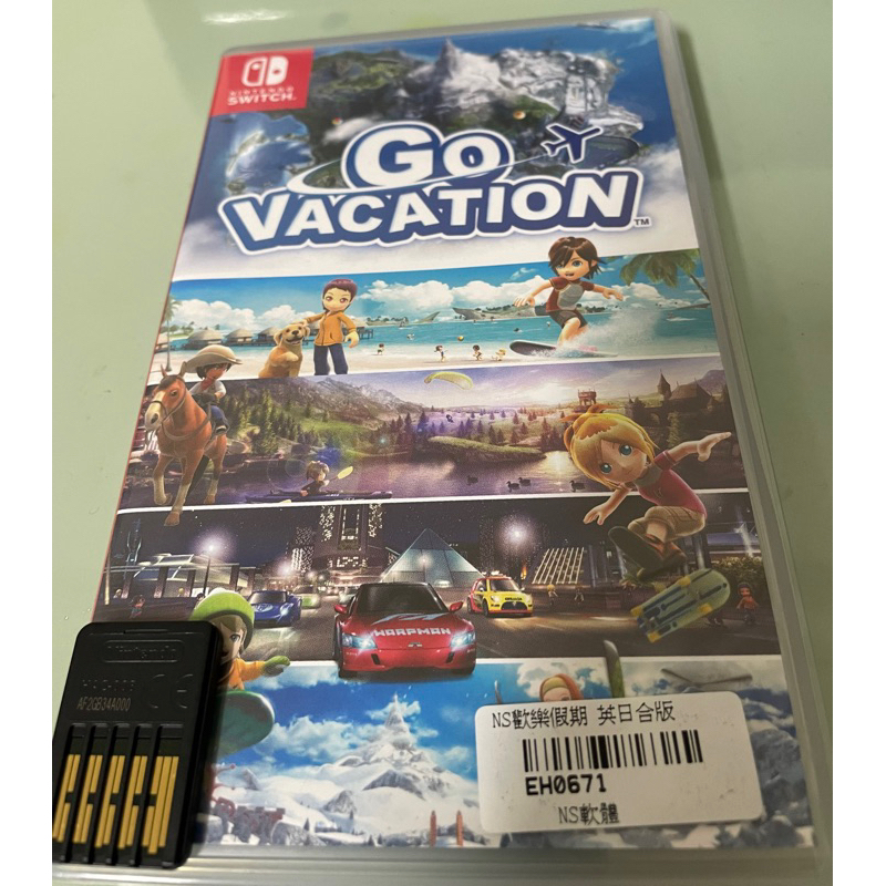 switch二手遊戲片 歡樂假期go vacation運動類型遊戲便宜賣