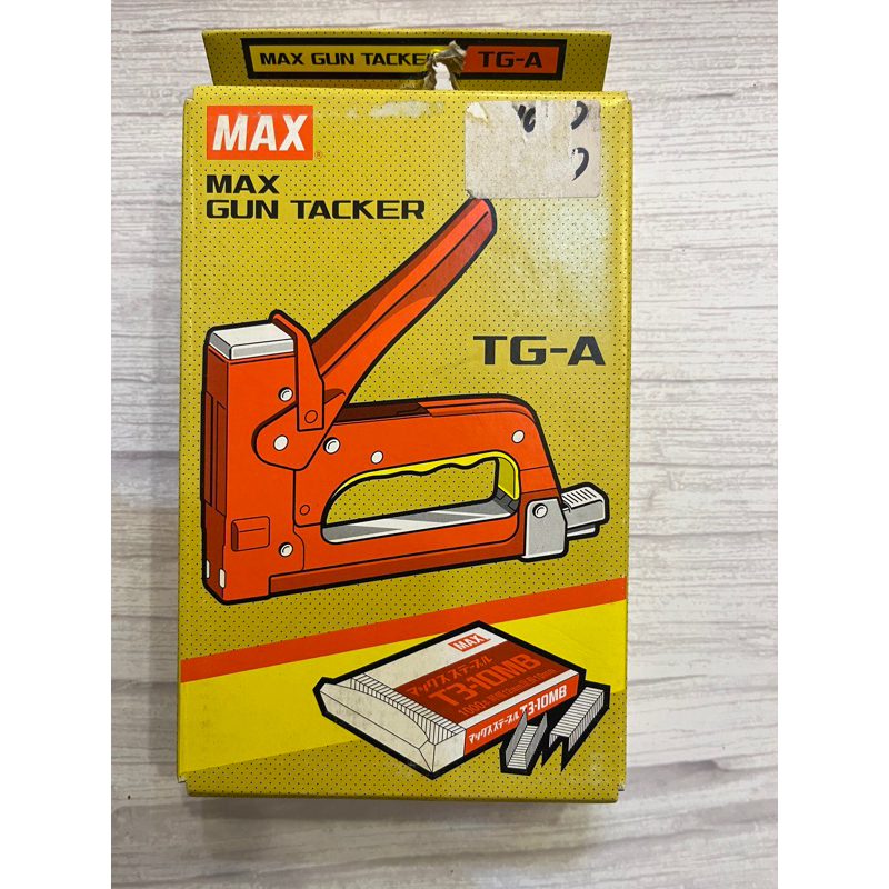 發發五金 限量優惠 日本進口MAX美克司TG - A訂書機手 動重 型射釘 機裝訂機碼釘 槍器包郵現貨 ，