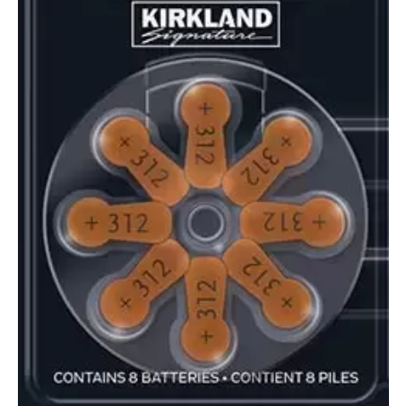 【好市多COSTCO代購】助聽器專用電池 Size312（8顆/片）