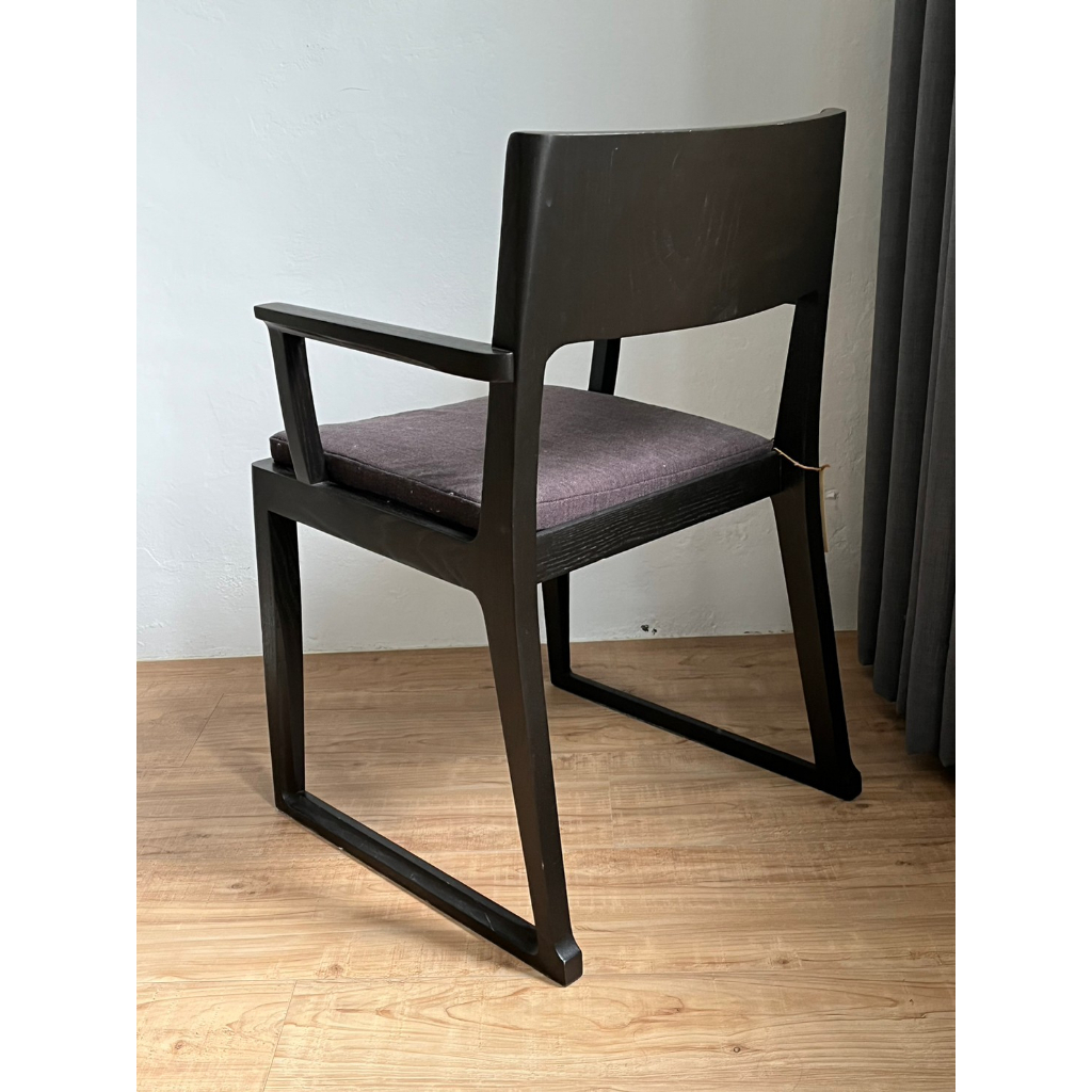 純手工白臘木 梣木 原木餐椅 單椅 設計師椅