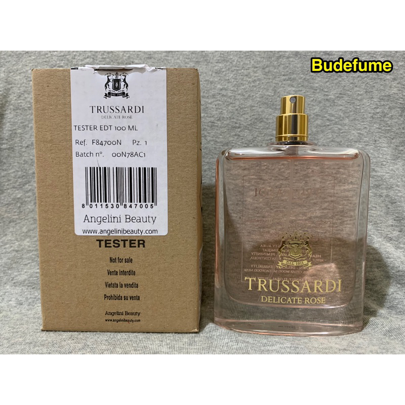 Trussardi Delicate Rose 晶漾玫瑰女性淡香水tester 100ml