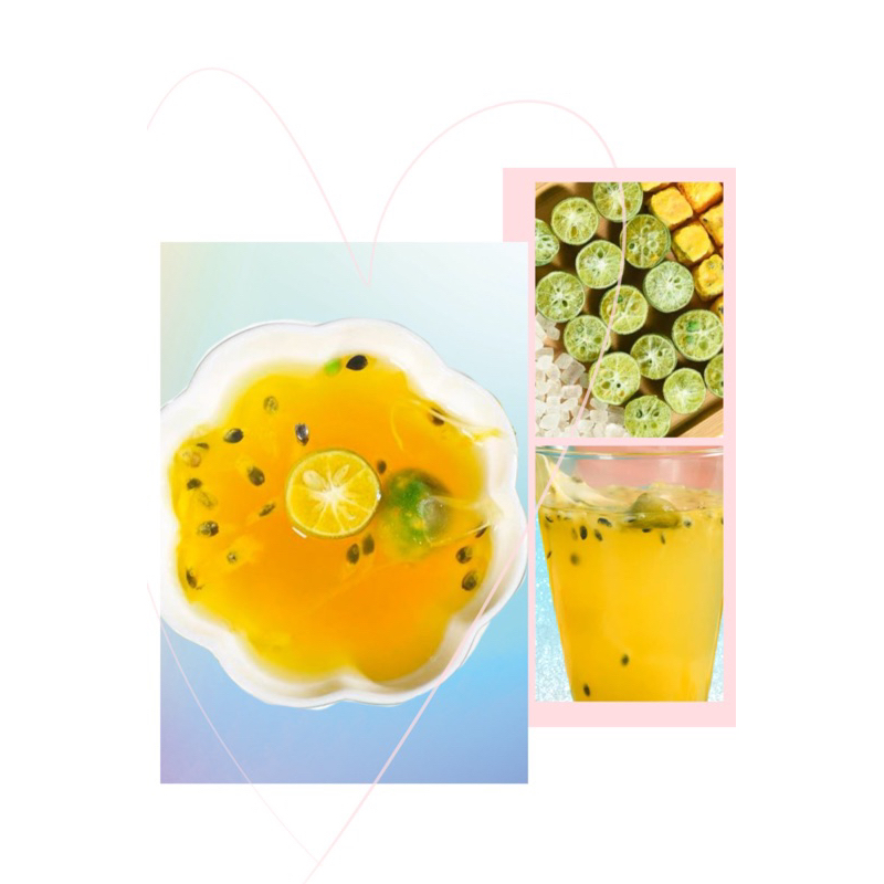 「山霸」金桔檸檬 百香果茶 青桔檸檬片 凍乾  水果茶  茶包  飲品  泡水喝的冷泡茶 夏天的飲品