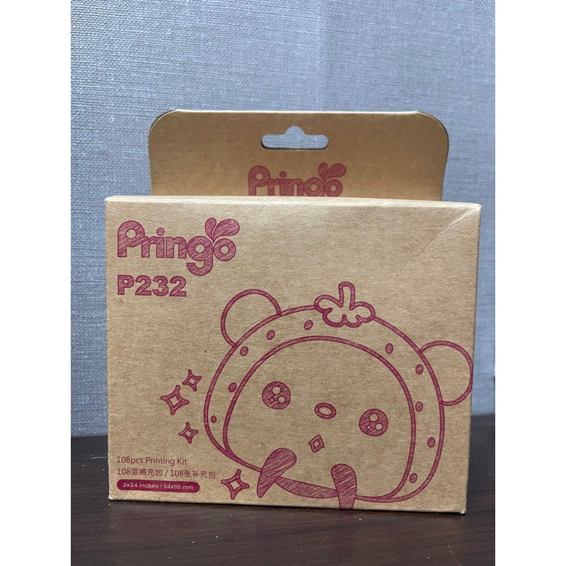 🔺全新Pringo P232色帶3卷+108張相紙