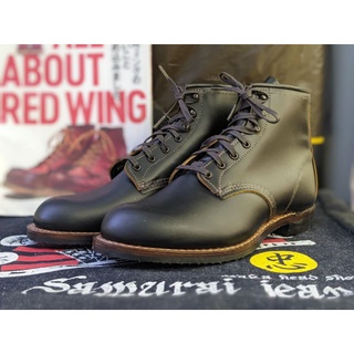 Red wing 9060 茶芯黑 扁頭靴 全新 beckman flatbox 工裝 紳裝