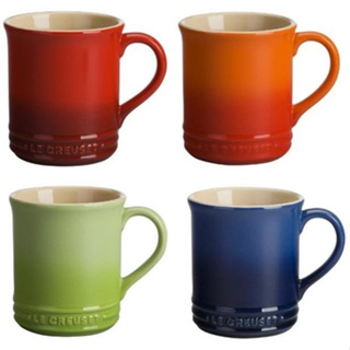 【全新現貨】正品 LE CREUSET 彩虹陶瓷杯 馬克杯 (綠/紅/橘/藍)