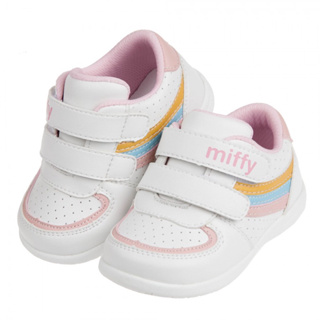 Miffy 魔鬼氈學步鞋 寶寶學步鞋 白色運動鞋 13cm