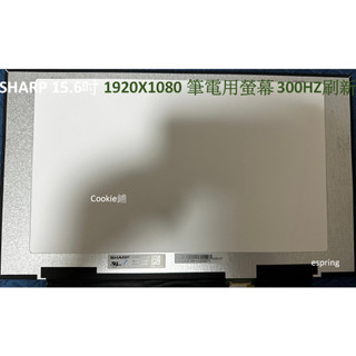 SHARP筆電面板LQ156M1JW25 15.6吋筆電 300HZ重新整理 eDP 40pin