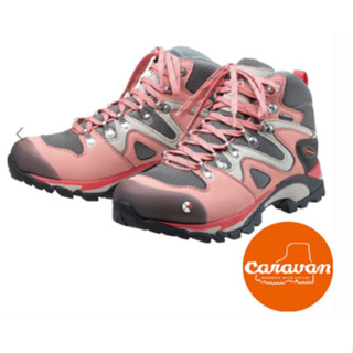 【日本 Caravan】女 C4_03 高筒GORE-TEX登山健行鞋『樹梅紅』0010403 登山鞋.戶外.登山.寬楦