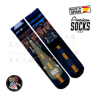 《美式工廠》American socks 美式風格 Night Rider 暗夜騎士 個性襪 AS240 西班牙製造