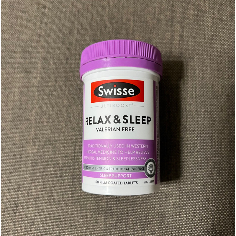 現貨【Swisse澳洲】澳洲Swisse Ultiboost Relex&amp;Sleep (放鬆&amp;睡眠)單罐60顆