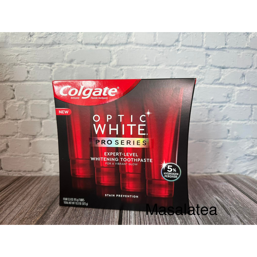 現貨 大容量高露潔 5% 93g 專家級美白牙膏 Optic White Pro 5% Colgate Optic