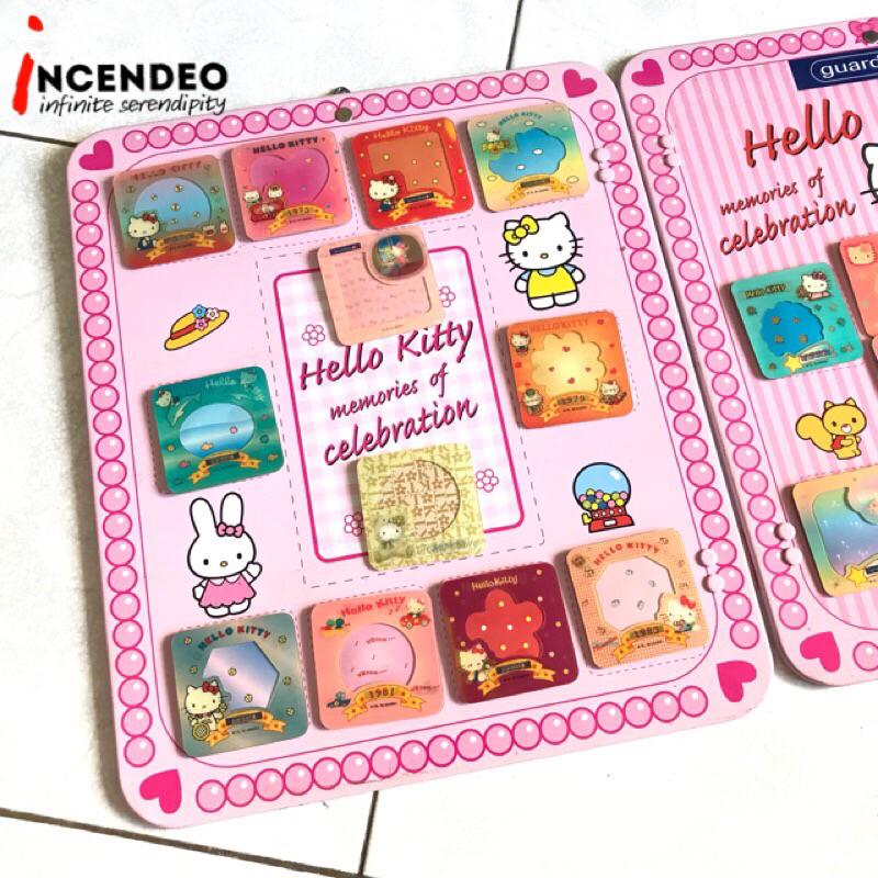 國外版2005 Guardian Hello Kitty 30週年三摺式磁鐵板全新收藏品（沒有磁鐵，不要再問了！）