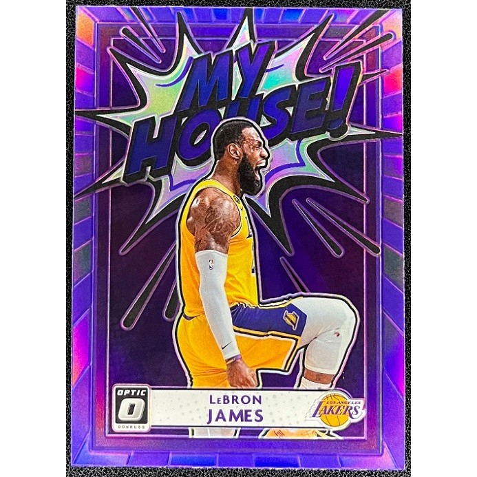 NBA球員卡 LeBron James 2020-21 Donruss Optic My House Purple 紫亮