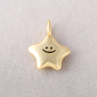 smile ins風 925純銀 微笑星星項鍊的吊墜、吊飾