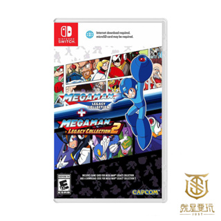 【就是要玩】現貨 NS Switch 洛克人 傳奇合輯 1+2 英文日文版 MEGA MAN 洛克人1+2傳奇合輯