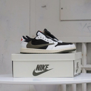 Travis Scott x Air Jordan 1 Low OG “Olive” DZ4137-106 女款 橄欖綠