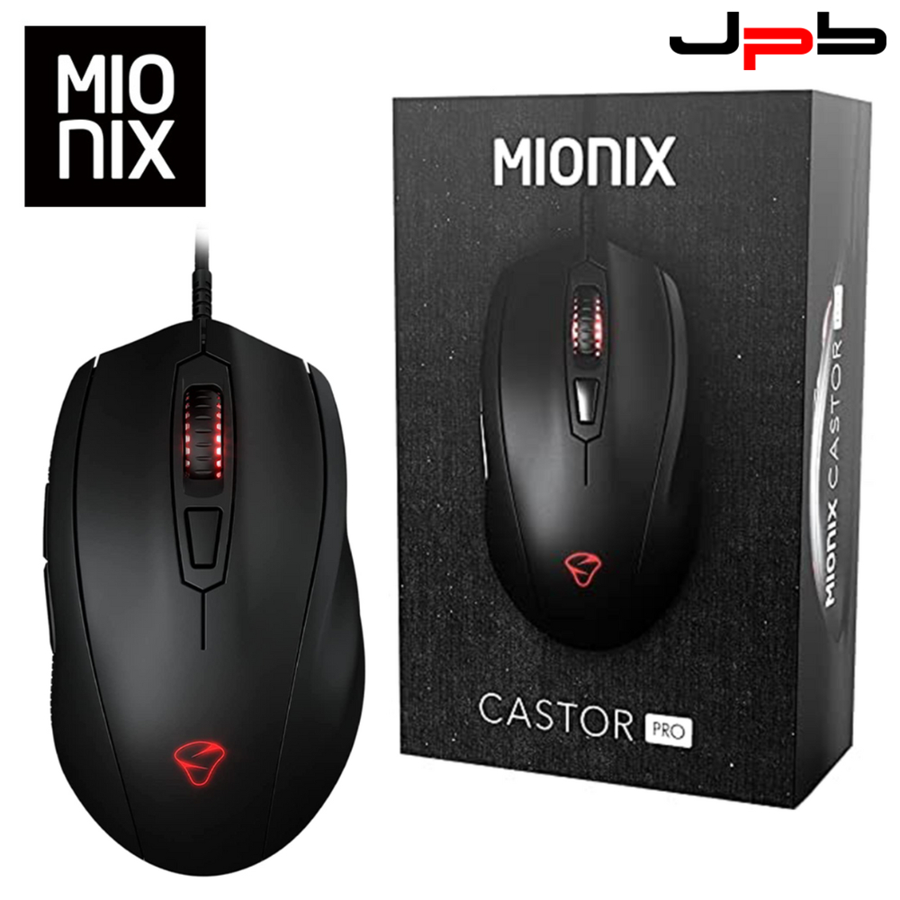 MIONIX Castor Pro 舒適握感有線電競滑鼠