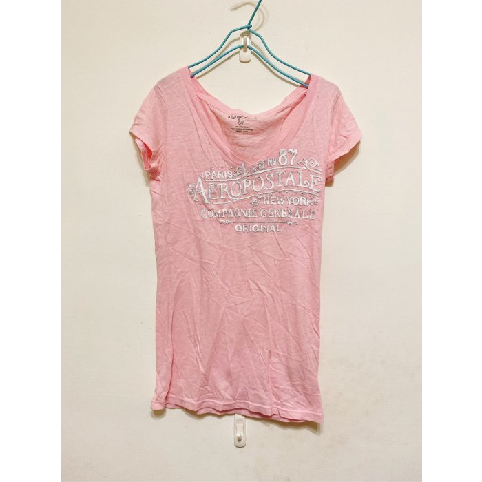 美國品牌粉色純棉舒適上衣 T恤K66