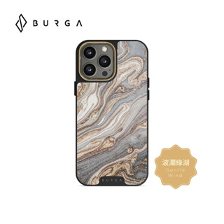 【BURGA】 iPhone 14 Pro/Pro Max Elite款防摔保護殼-波瀾綠湖 (手機殼)
