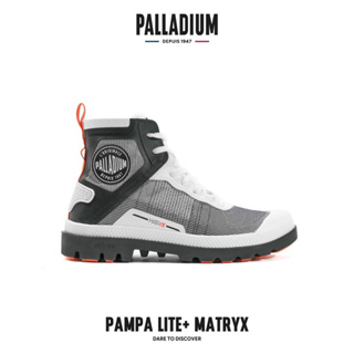 DY• PALLADIUM PAMPA LITE+MATRYX 白色 軍靴 輕量 拼接 高筒 男女 78598-116