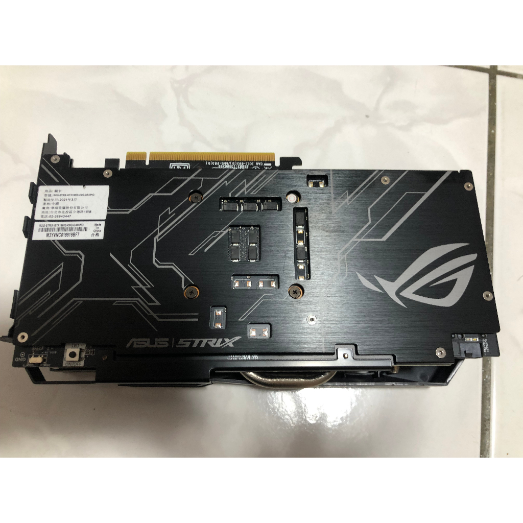 ASUS ROG-STRIX-GTX1660S-O6G-GAMING 電競顯示卡 華碩 ROG SUPER 顯示卡