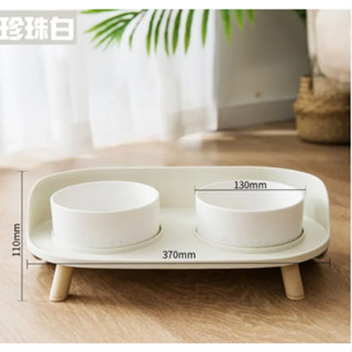 聯萌✨ 優米卡沙發造型碗架+陶瓷雙碗PRP004貓狗寵物雙碗架餐桌(小型犬貓.兔子.可用)