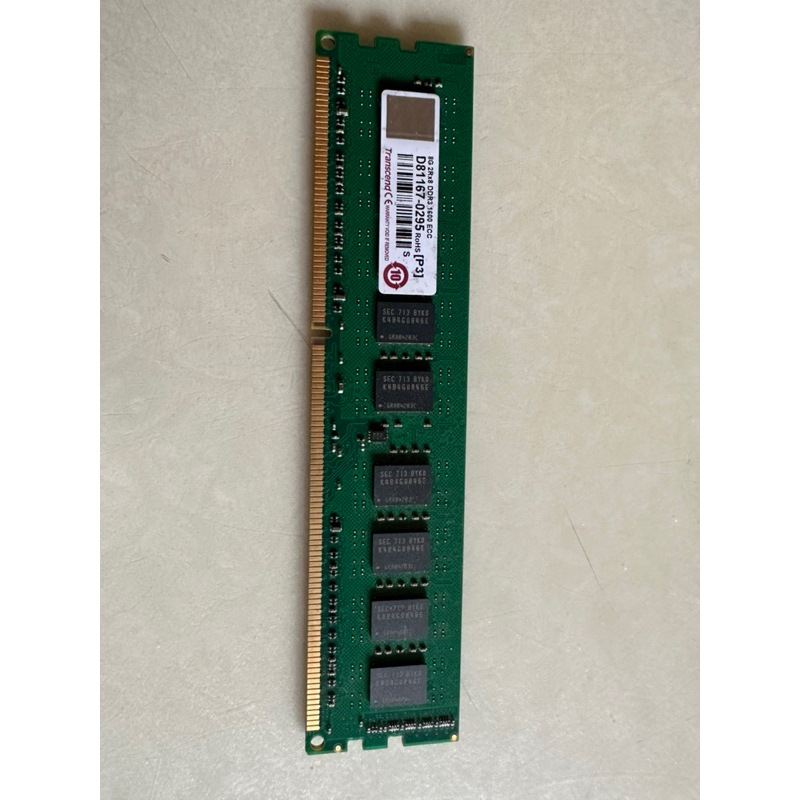 二手 創見 記憶體 DDR3 8g 1600 匯款免運費寄出