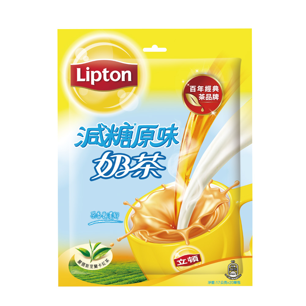 立頓Lipton 量販包(20包*17g)-原味減糖奶茶  墊腳石購物網