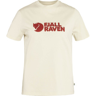 Fjallraven Logo T-Shirt 女 有機棉短T 87146-113 粉筆白｜碧綠商行