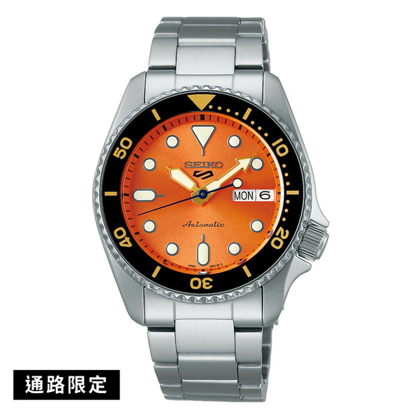 【SEIKO】5SPORTS 小錶徑復古橘水鬼機械錶 38mm SRPK35K1 4R36-14B0L 公司貨SK022