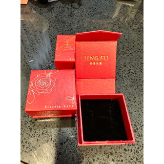 禮物盒🎁 珠寶店 包裝盒 金飾盒5.2*5.2*3cm 珠寶禮盒 珠寶包裝盒 金飾禮盒