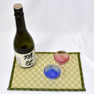 日本製 榻榻米 杯墊 置物墊 展示 裝飾 30x25x0.3cm at912