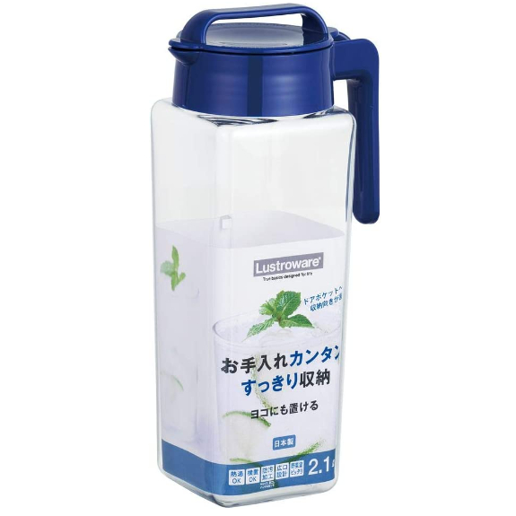 🇯🇵日本製造 岩崎工業  冷水壶  耐熱  直放橫放皆可  方形水壺 2 .1L K- 冷水瓶