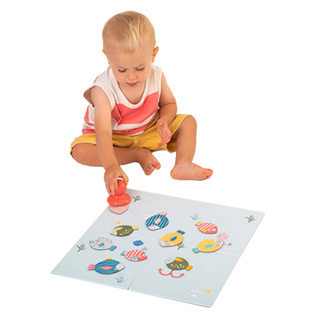 【taf toys 磁鐵釣魚遊戲】幼兒手眼協調抓握玩具