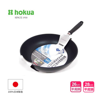 日本製 【北陸hokua】 CAST GAS系列 不沾平底鍋(26cm/28cm)
