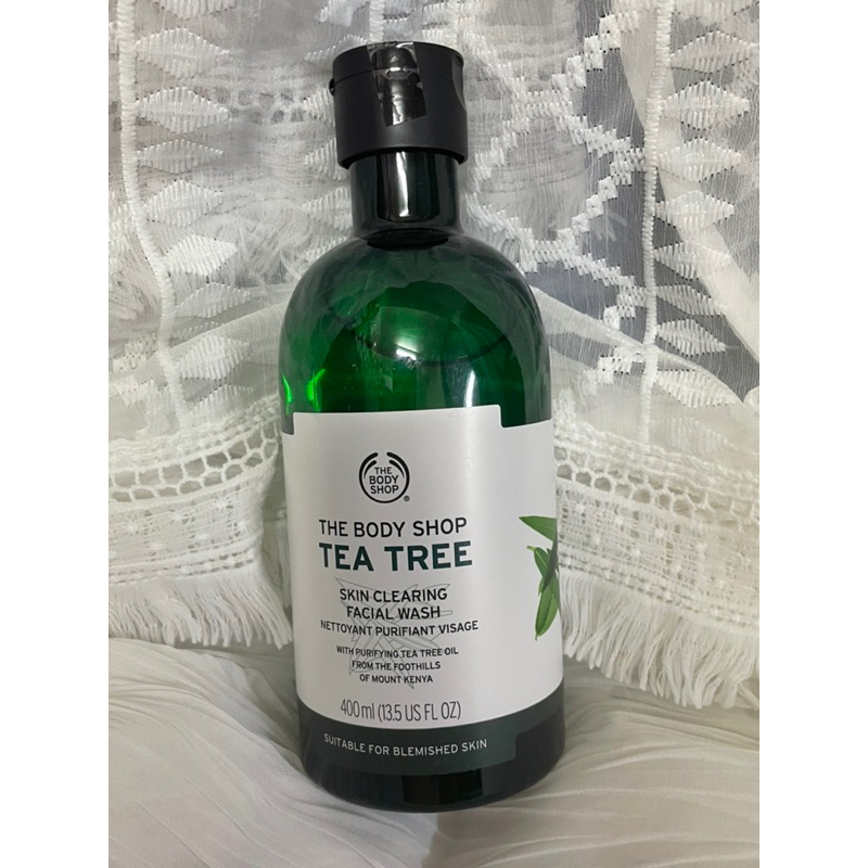 《免運優惠》The Body Shop/美體小舖-茶樹淨膚深層潔面膠-400ML