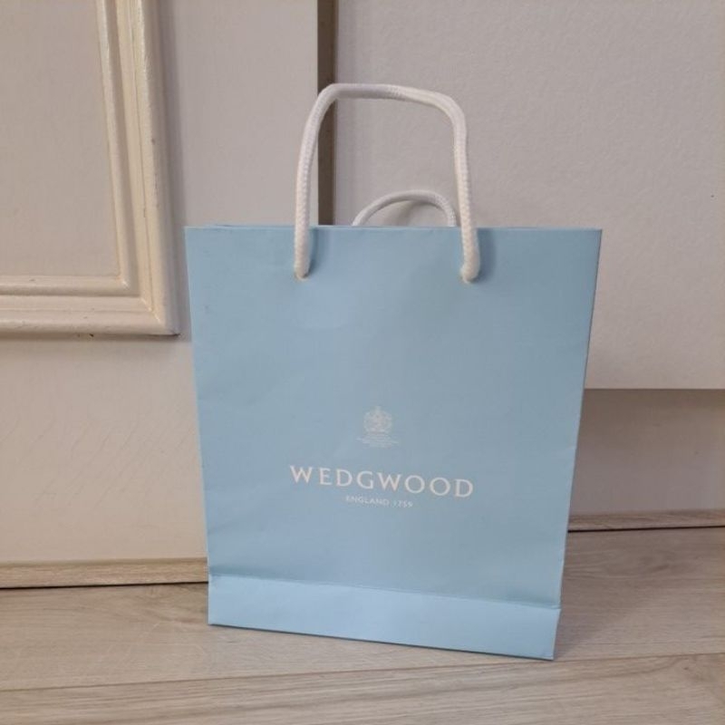 全新WEDGWOOD紙袋WEDGWOOD購物袋WEDGWOOD手提紙袋WEDGWOOD禮物袋WEDGWOOD禮品袋