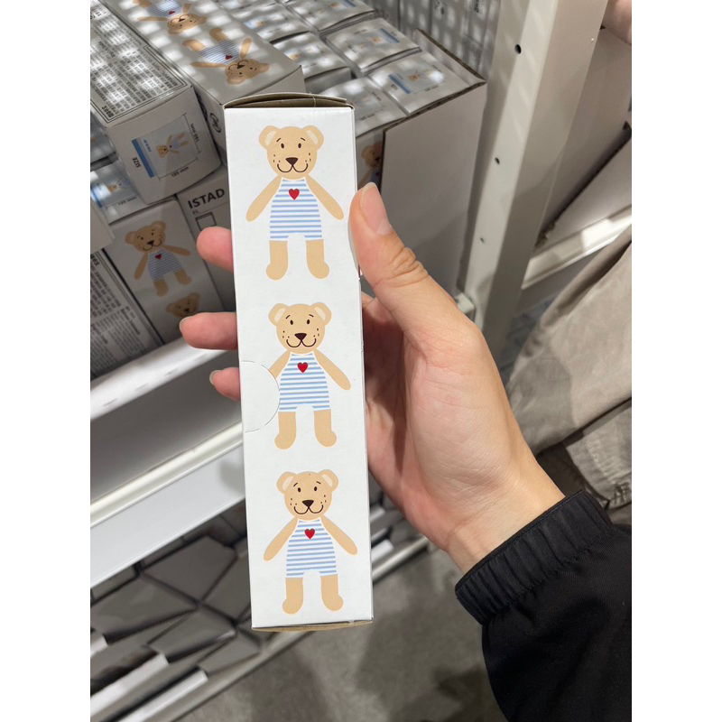 🇯🇵Yuri&amp;Momo日本代購 🇯🇵《現貨》 日本 IKEA 小熊夾鏈袋🐻 25入