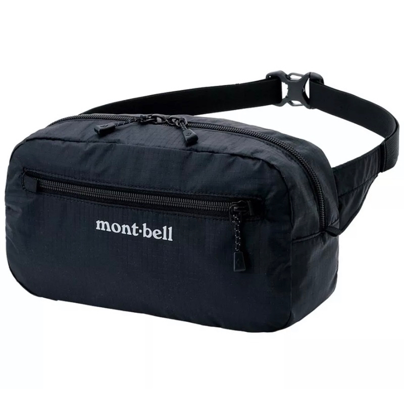 mont-bell 日本 隨身腰包 Pocketable Light Pouch M  腰包 黑色