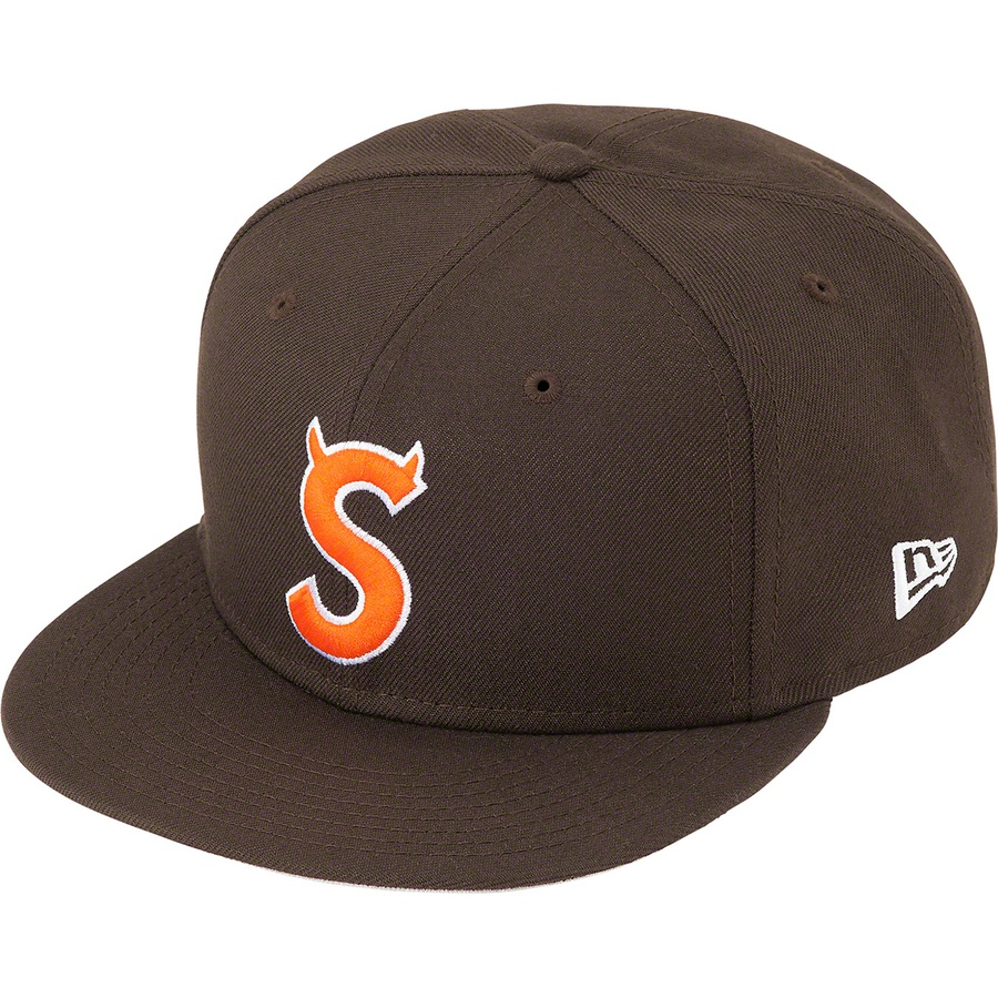 [現貨] Supreme S Logo New Era 黑/棕 帽
