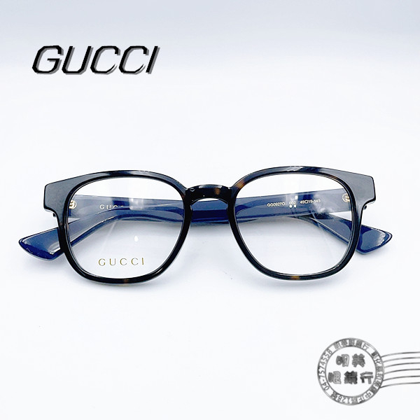 【明美鐘錶眼鏡】Gucci/ GG927O-002 /圓形鏡框/膠框/鏡架/🅝🅔🅦