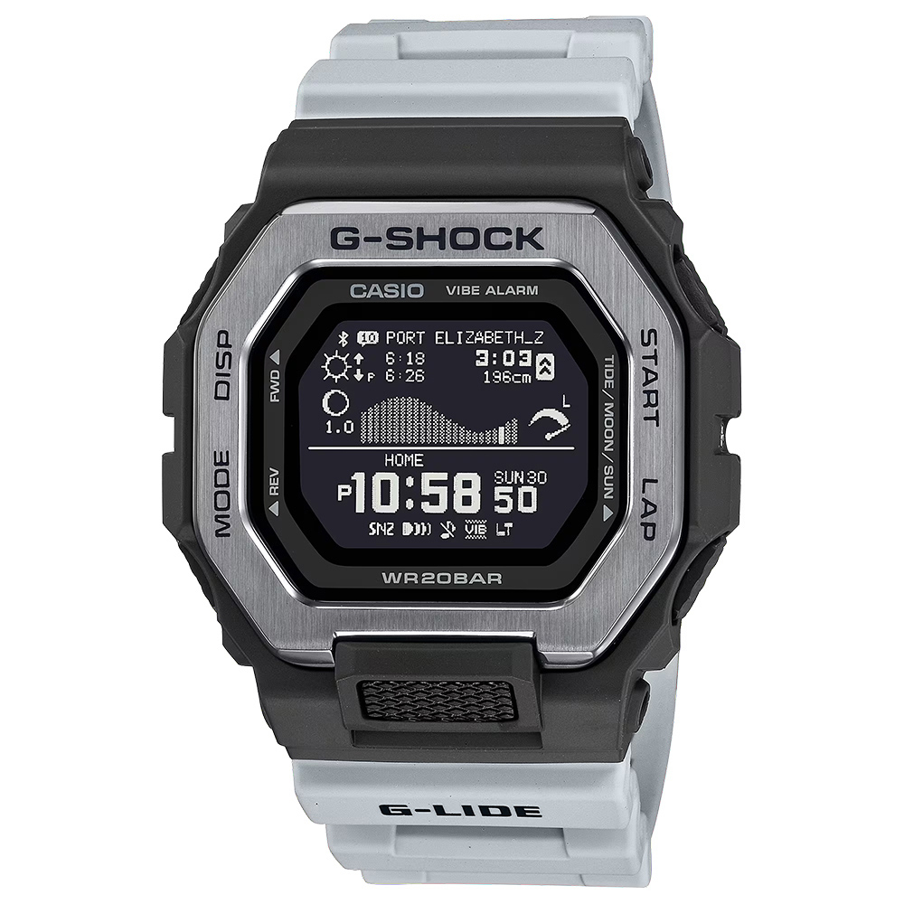 CASIO 卡西歐 G-SHOCK 衝浪藍牙連線 智慧型手錶 GBX-100TT-8