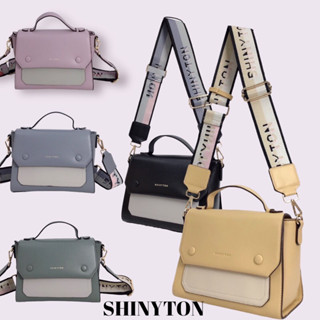 （現貨7色）🎀SHINYTON 混搭郵差包🎀側揹包、手提包、郵差包、方包、托特包、波士頓包