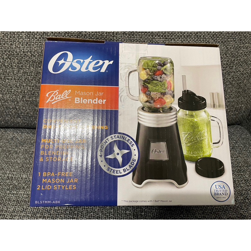 美國OSTER-Ball Mason Jar隨鮮瓶果汁機