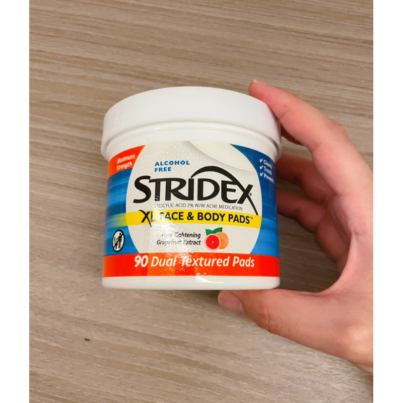 ✨瑕疵特賣 Stridex XL 臉身體兩用棉片 只有1罐