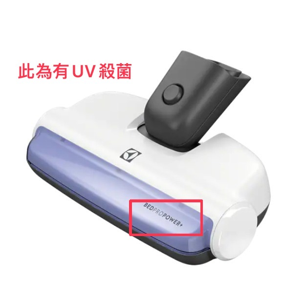 (正廠全新品)Electrolux伊萊克斯BedProPower UV+床墊電動吸頭WELL Q6/Q7(ZE139A)